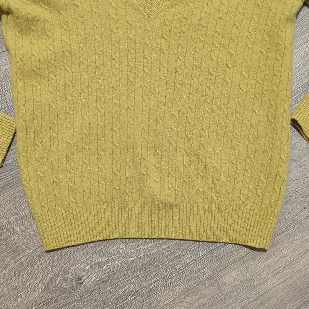 J Crew Vintage Wool Cashmere Blend V-neck Sweater